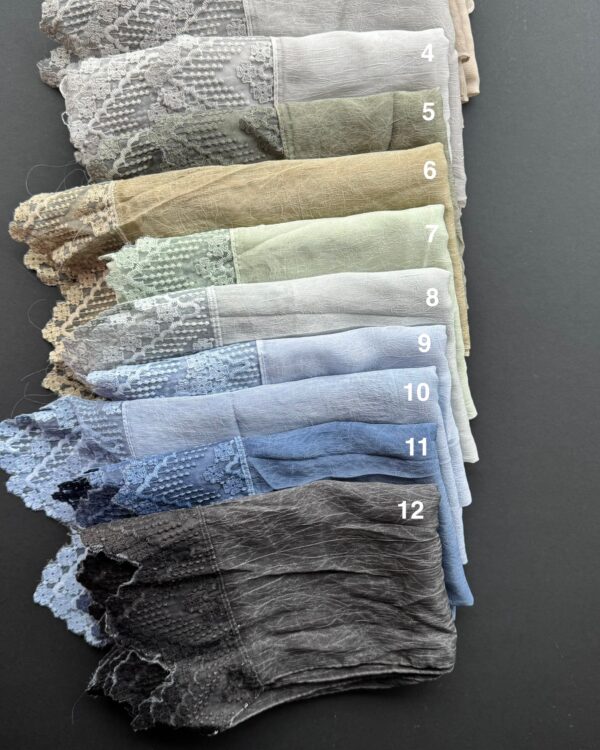 شال نخ حریر مجلسی پایین لوزی(جین 12 تایی کد 808)