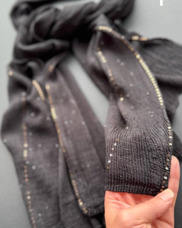 شال برشکا پلیسه پولکی نخی تابستونی (تکفروشی کد 850)