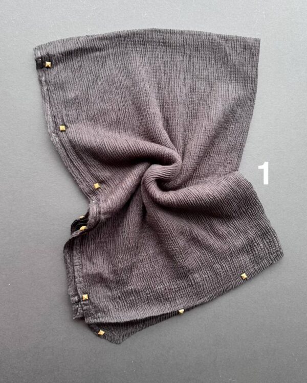 شال برشکا پلیسه پانچی نخی تابستونی (تکفروشی کد 852)