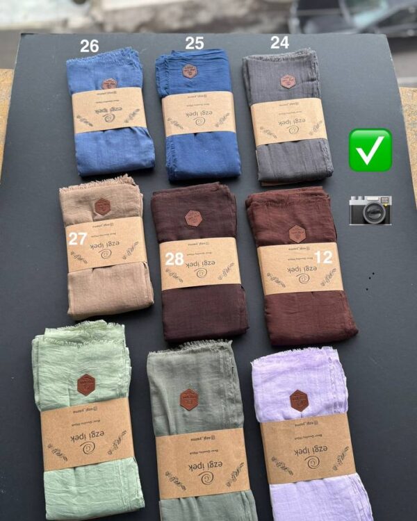 شال ترک سوپرنخ ساده تک رنگ پایین ریش(تکفروشی کد 901)