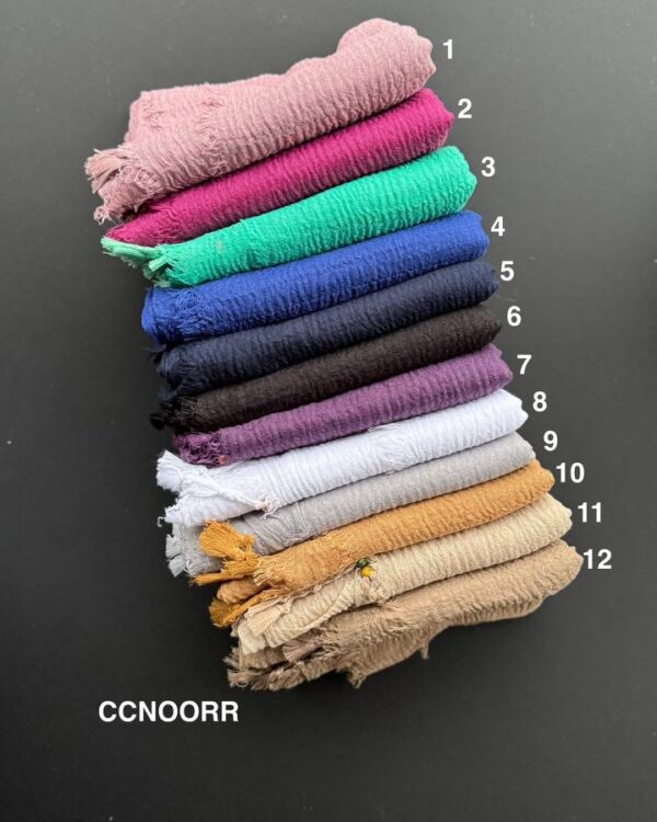 شال تمام نخ پفکی دور ریش (تکفروشی کد 861)