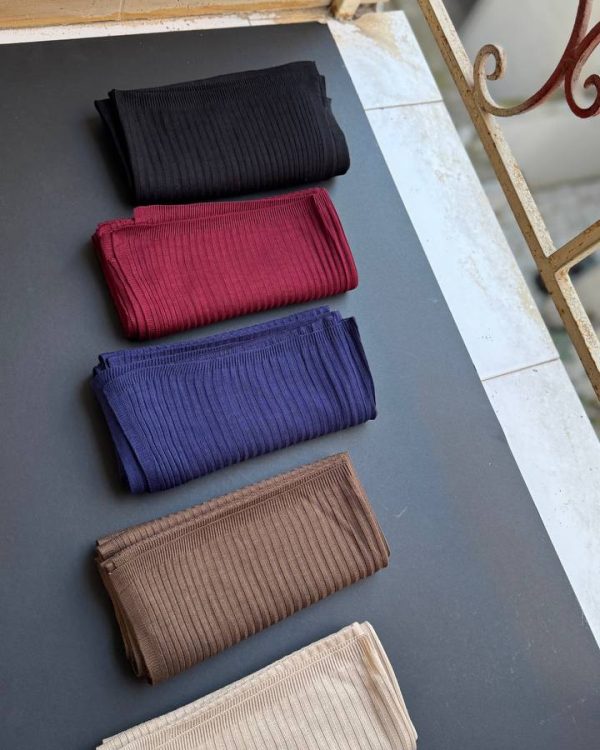 شال ریز بافت لبه دوبل کبریتی عمده (جین 10 تایی کد 544)