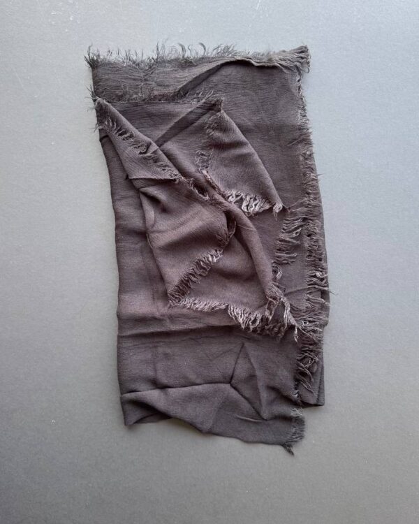 شال تمام دورریش نخ پنبه فلورانس تک مشکی (جین 6 تایی کد 911)