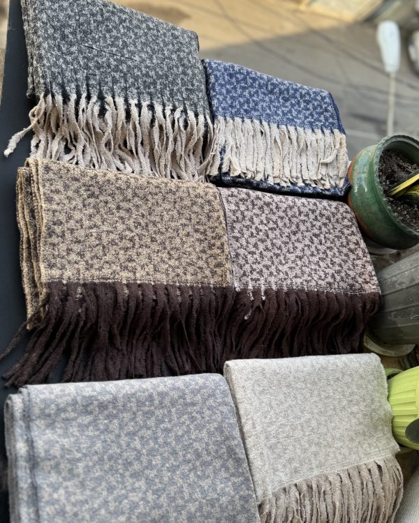 بیگ اسکارف موهر تدی دو رو عمده (جین 6 تایی کد 1021)