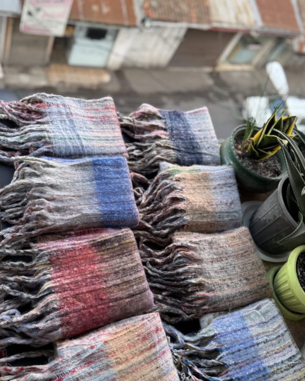 بیگ اسکارف موهر ابرنگی دو رو (تکفروشی کد 1036)