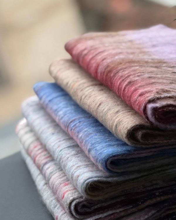 بیگ اسکارف موهر ابرنگی دو رو عمده (جین 6 تایی کد 1037)