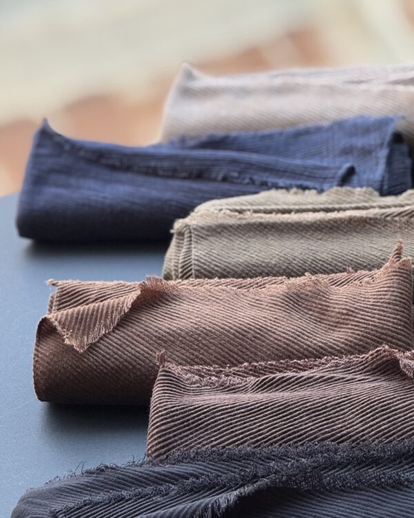 شال پلیسه موهر سنگشور پایین ریش نخ پنبه(تکفروشی کد 1069)