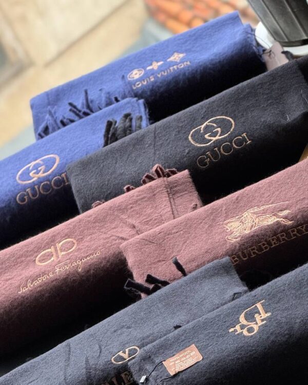 شال موهر سه مارک ساده سه رنگ ریشه بلند (تکفروشی کد 1104)