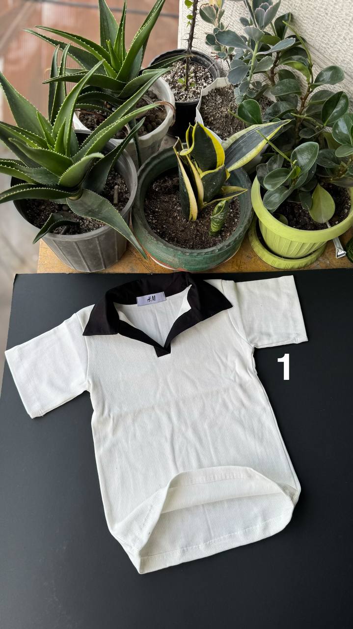 پولو شرت فانریپ یقه دورنگ (کد 1237) - Image 3